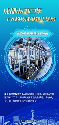 揭曉!成都市2023年十大科技成果轉化案例來了